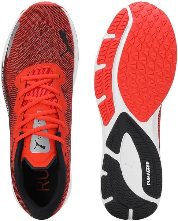 image:imagePuma Velocity Nitro 2 Mens Running ShoesCherry Tomato Puma Black
