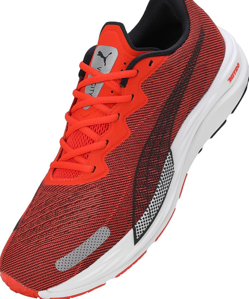 image:imagePuma Velocity Nitro 2 Mens Running ShoesCherry Tomato Puma Black