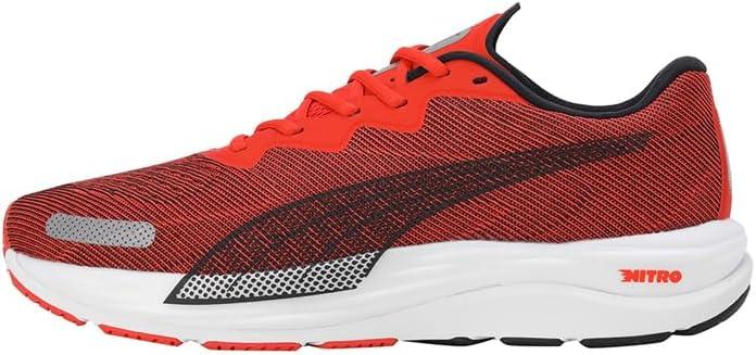 image:imagePuma Velocity Nitro 2 Mens Running ShoesCherry Tomato Puma Black
