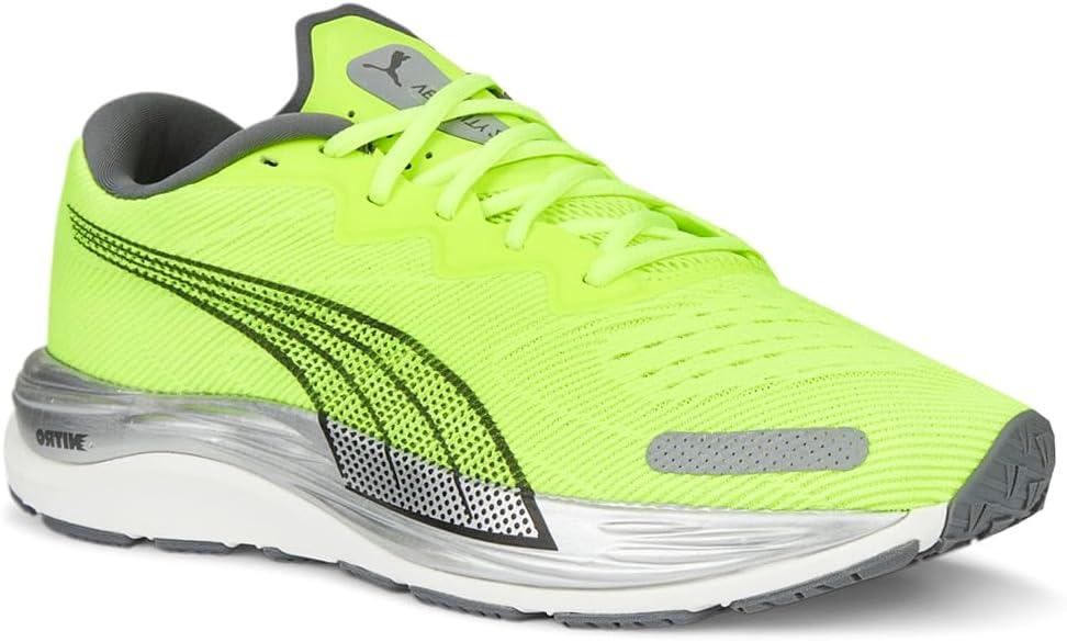 image:imagePuma Velocity Nitro 2 Mens Running ShoesLime SqueezeCastlerock