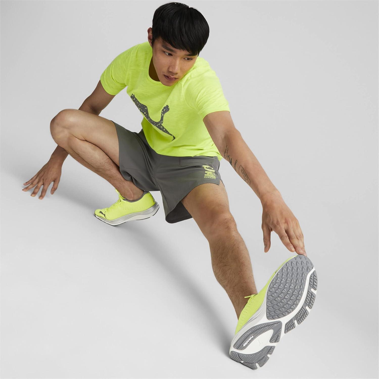 image:imagePuma Velocity Nitro 2 Mens Running ShoesLime Squeezecastlerock