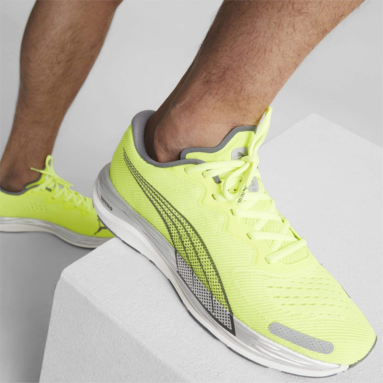 image:imagePuma Velocity Nitro 2 Mens Running ShoesLime Squeezecastlerock