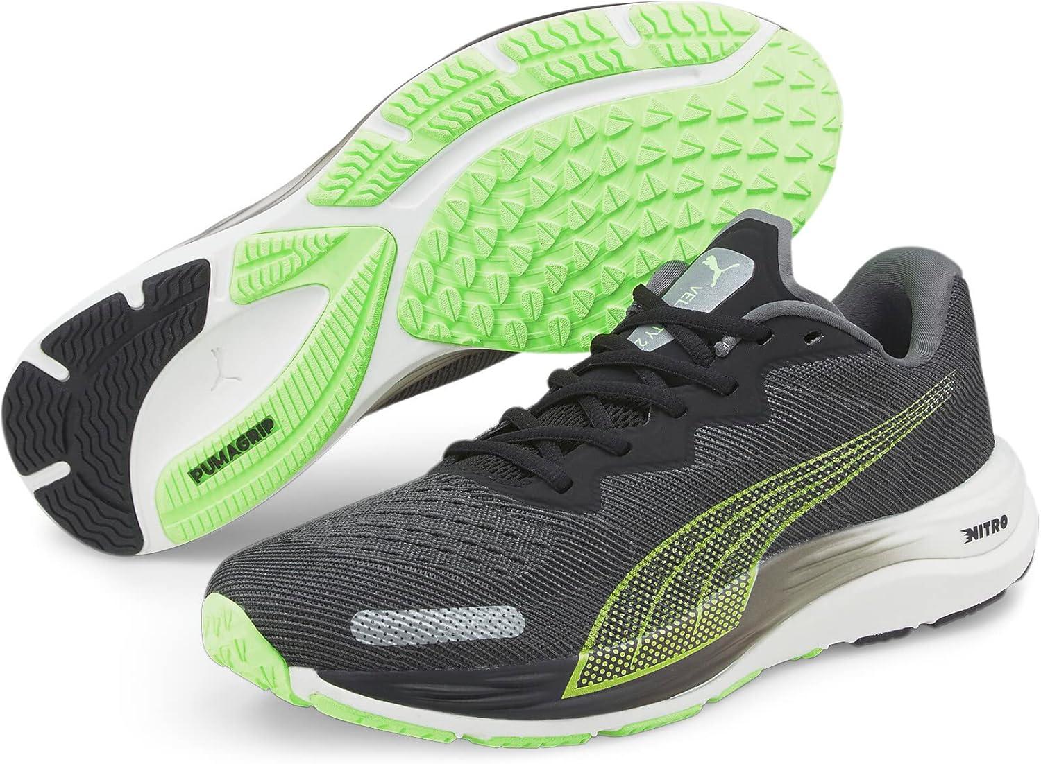 image:imagePuma Velocity Nitro 2 Mens Running ShoesPuma Black Fizzy Lime