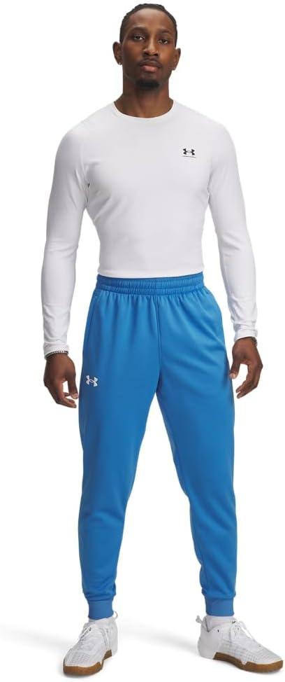 image:imageUnder Armour Mens Armour Fleece Joggers402 Blue Atlantis White