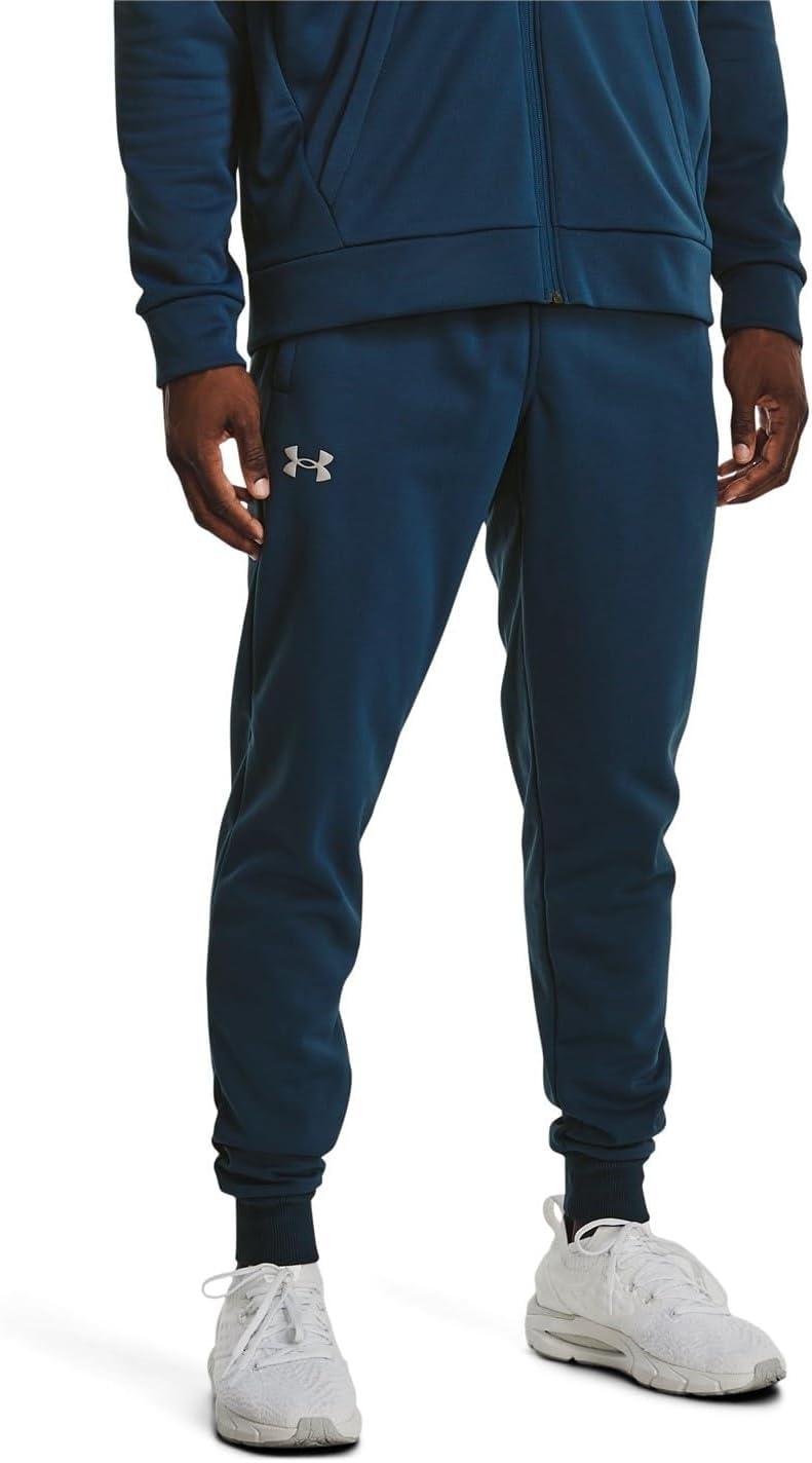 image:imageUnder Armour Mens Armour Fleece Joggers437 Petrol Blue Pewter