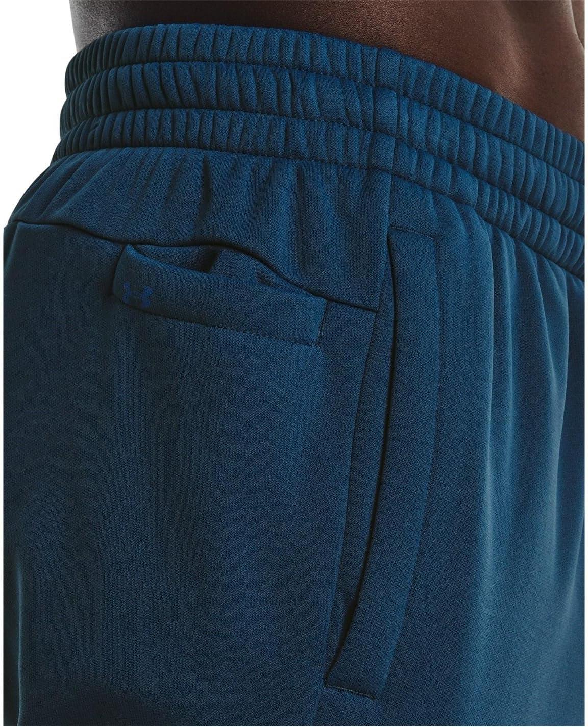 image:imageUnder Armour Mens Armour Fleece Joggers437 Petrol Blue Pewter