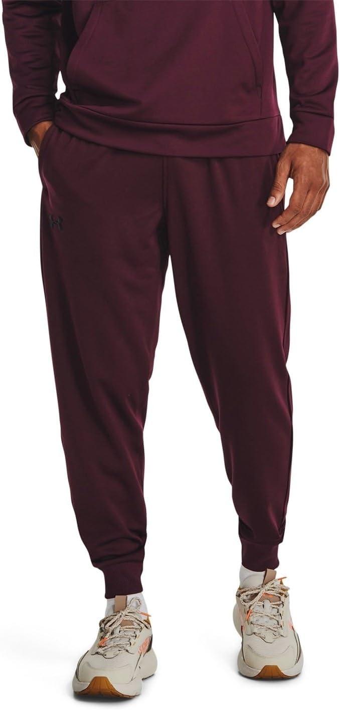 image:imageUnder Armour Mens Armour Fleece Joggers600 Dark Maroon Black