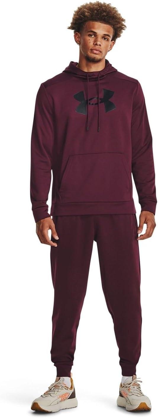 image:imageUnder Armour Mens Armour Fleece Joggers600 Dark Maroon Black