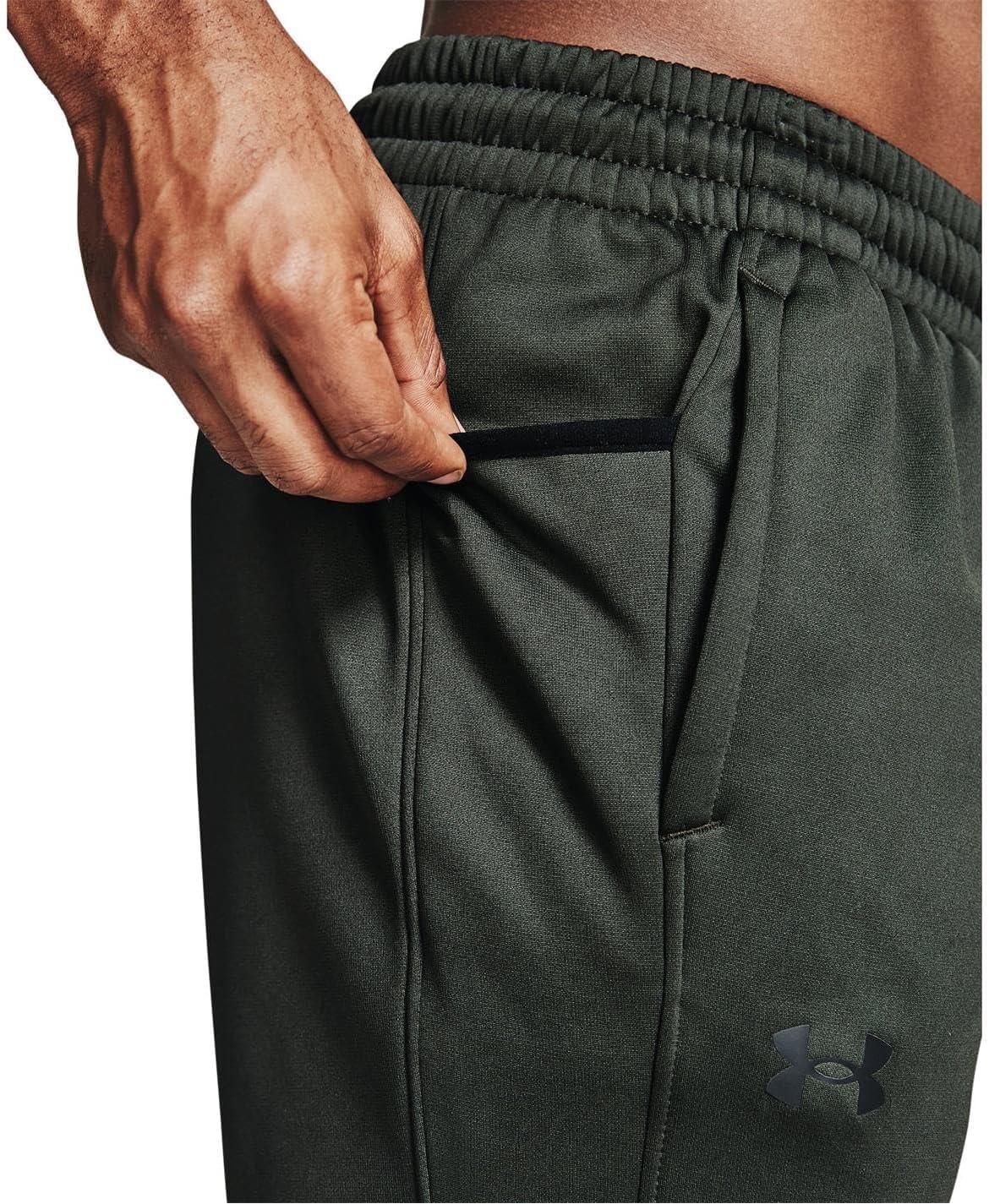 image:imageUnder Armour Mens Armour Fleece JoggersBaroque Green 310Black