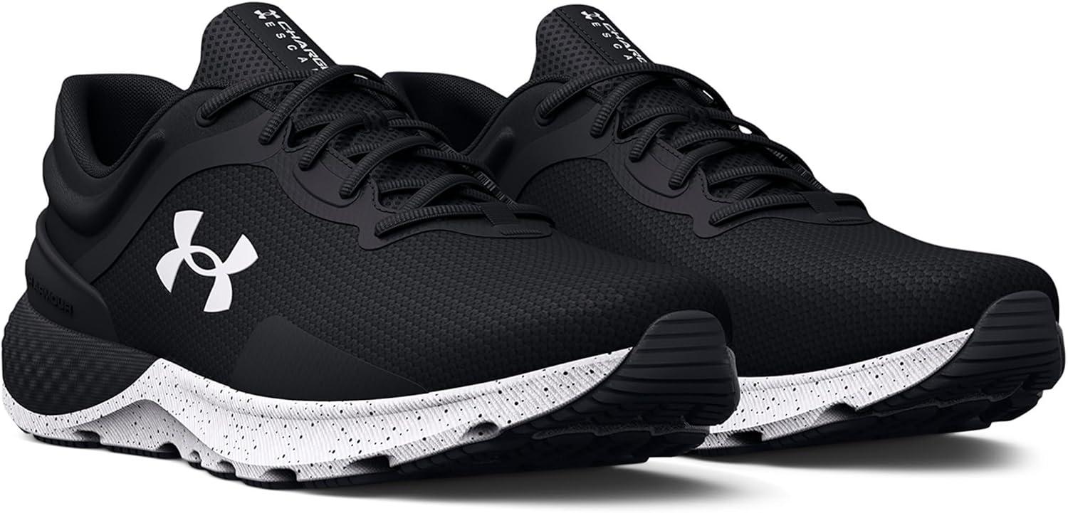 image:imageUnder Armour Mens Charged Escape 4 Running Shoe002 BlackBlackWhite