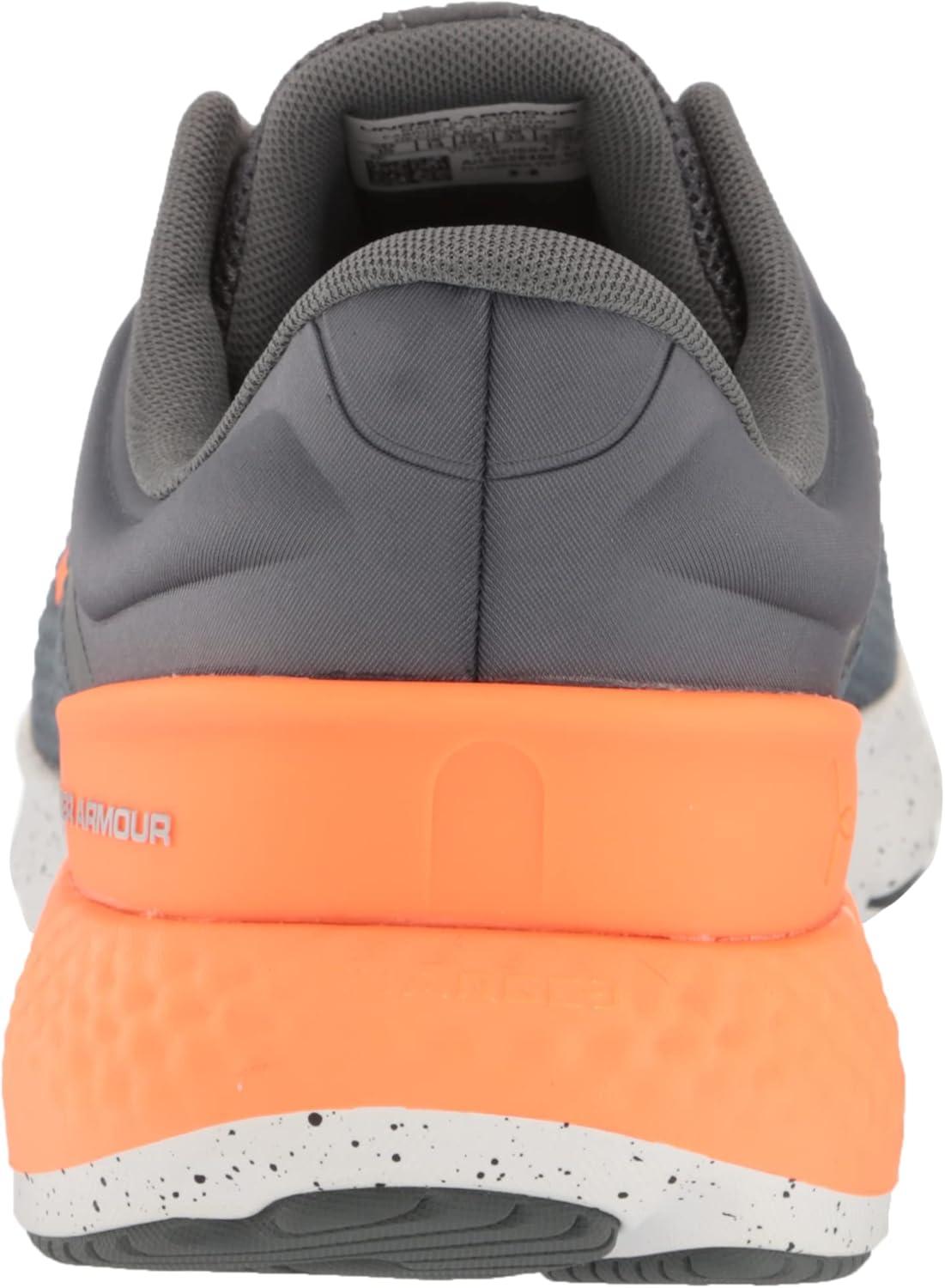 image:imageUnder Armour Mens Charged Escape 4 Running Shoe101 Pitch GrayWhiteOrange Blast