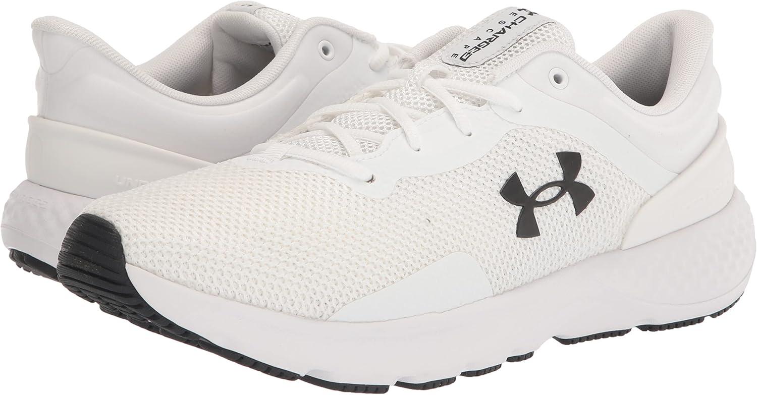 image:imageUnder Armour Mens Charged Escape 4 Running Shoe103 WhiteWhiteBlack