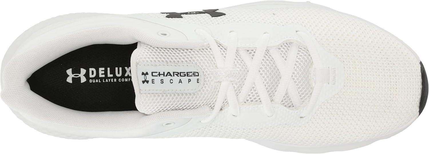 image:imageUnder Armour Mens Charged Escape 4 Running Shoe103 WhiteWhiteBlack