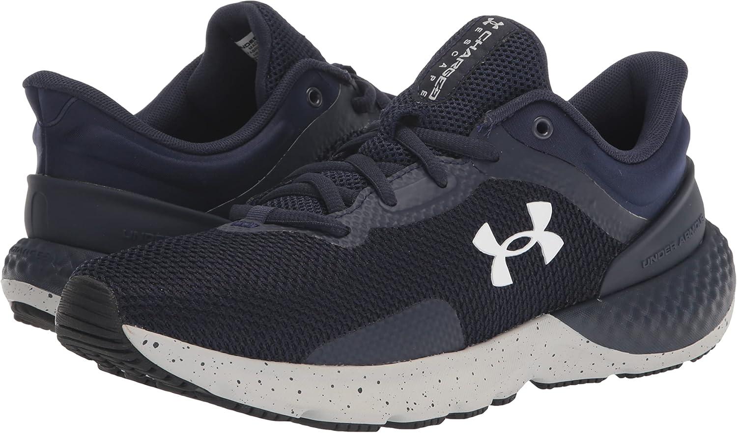 image:imageUnder Armour Mens Charged Escape 4 Running Shoe401 Midnight NavyHalo GrayHalo Gray