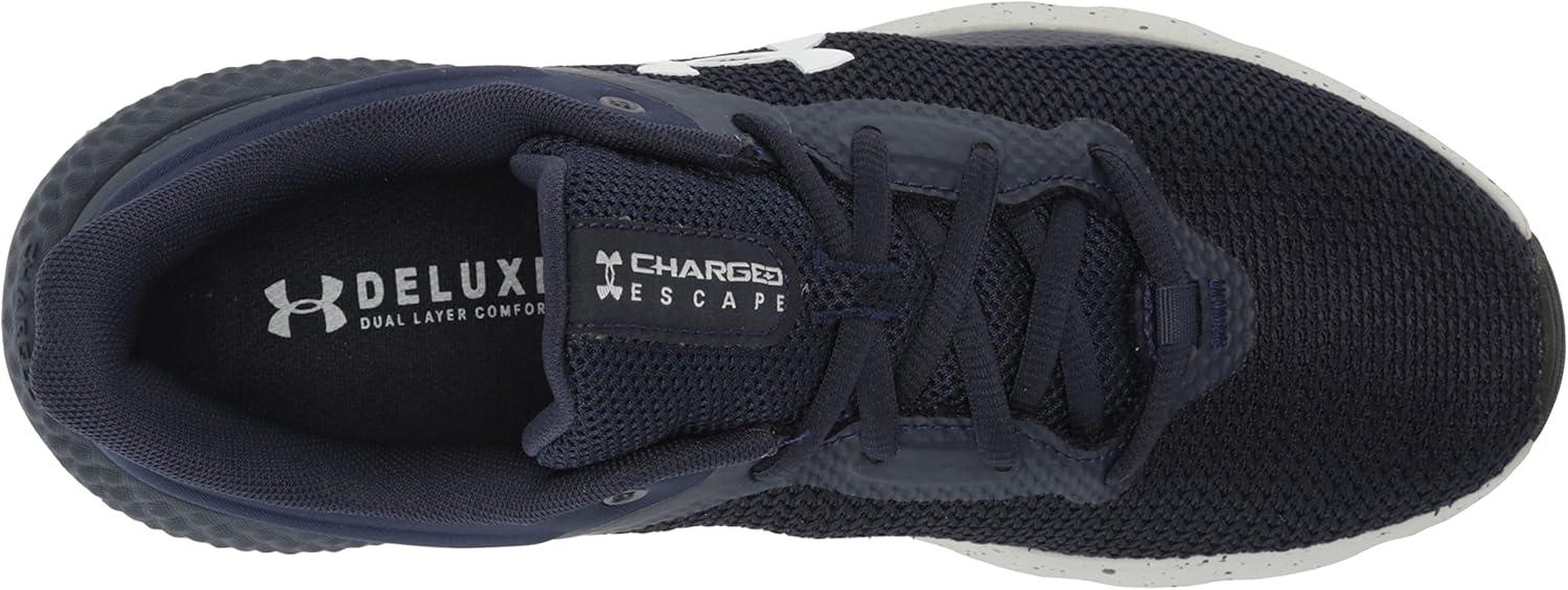 image:imageUnder Armour Mens Charged Escape 4 Running Shoe401 Midnight NavyHalo GrayHalo Gray