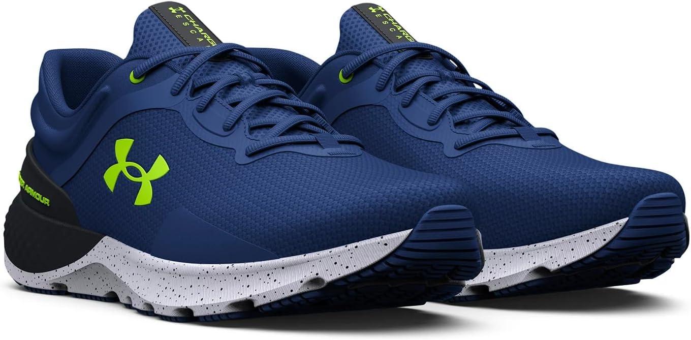 image:imageUnder Armour Mens Charged Escape 4 Running ShoeBlue MirageBlackLime Surge