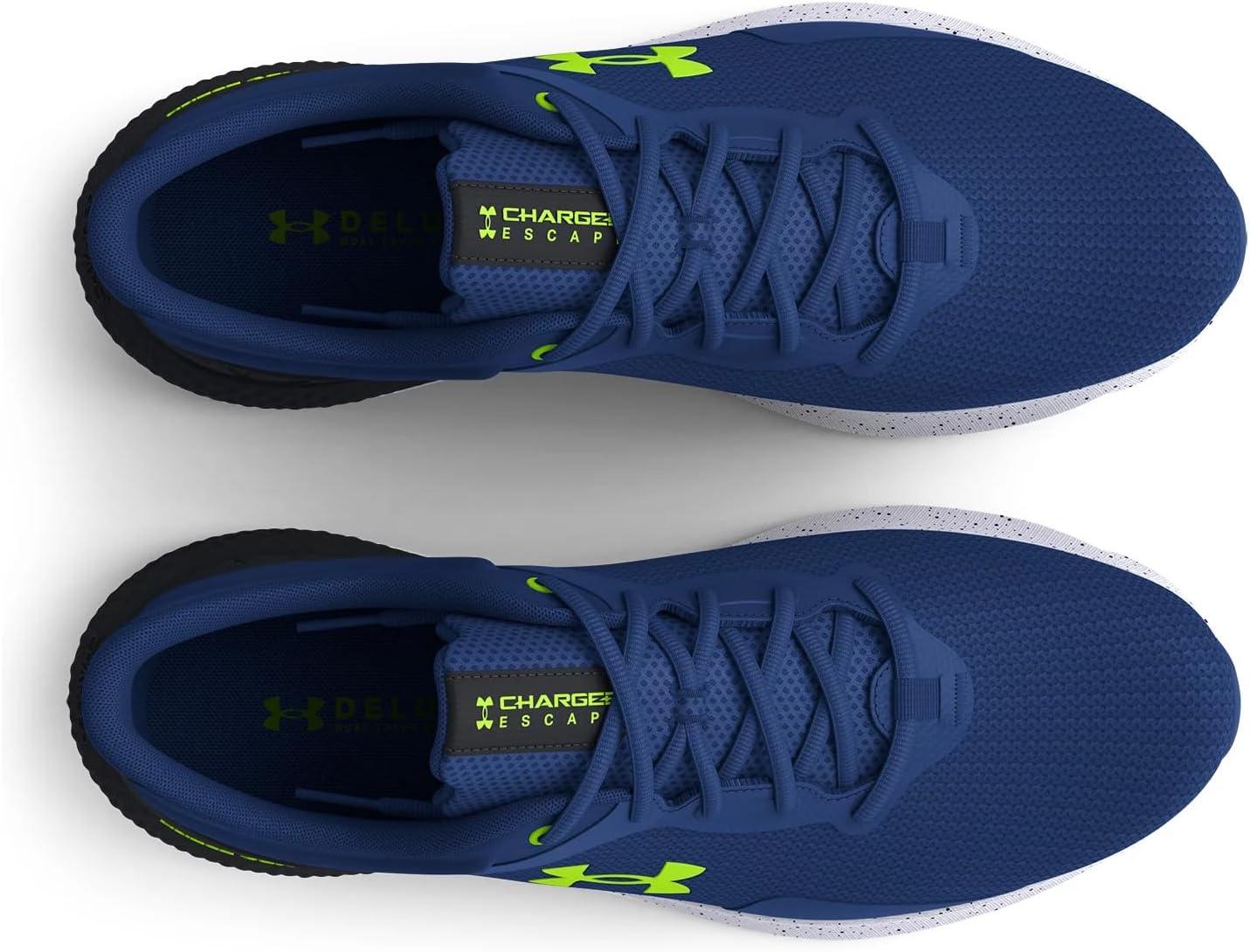 image:imageUnder Armour Mens Charged Escape 4 Running ShoeBlue MirageBlackLime Surge