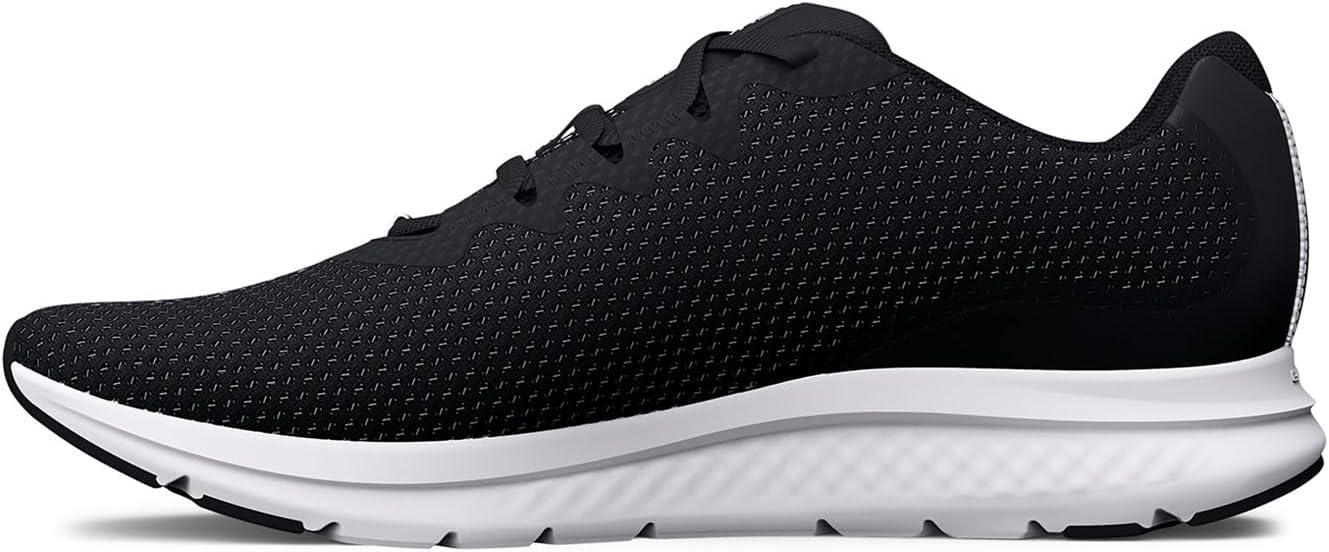 image:imageUnder Armour Mens Charged Impulse 3Running Shoe001 BlackBlackMetallic Silver