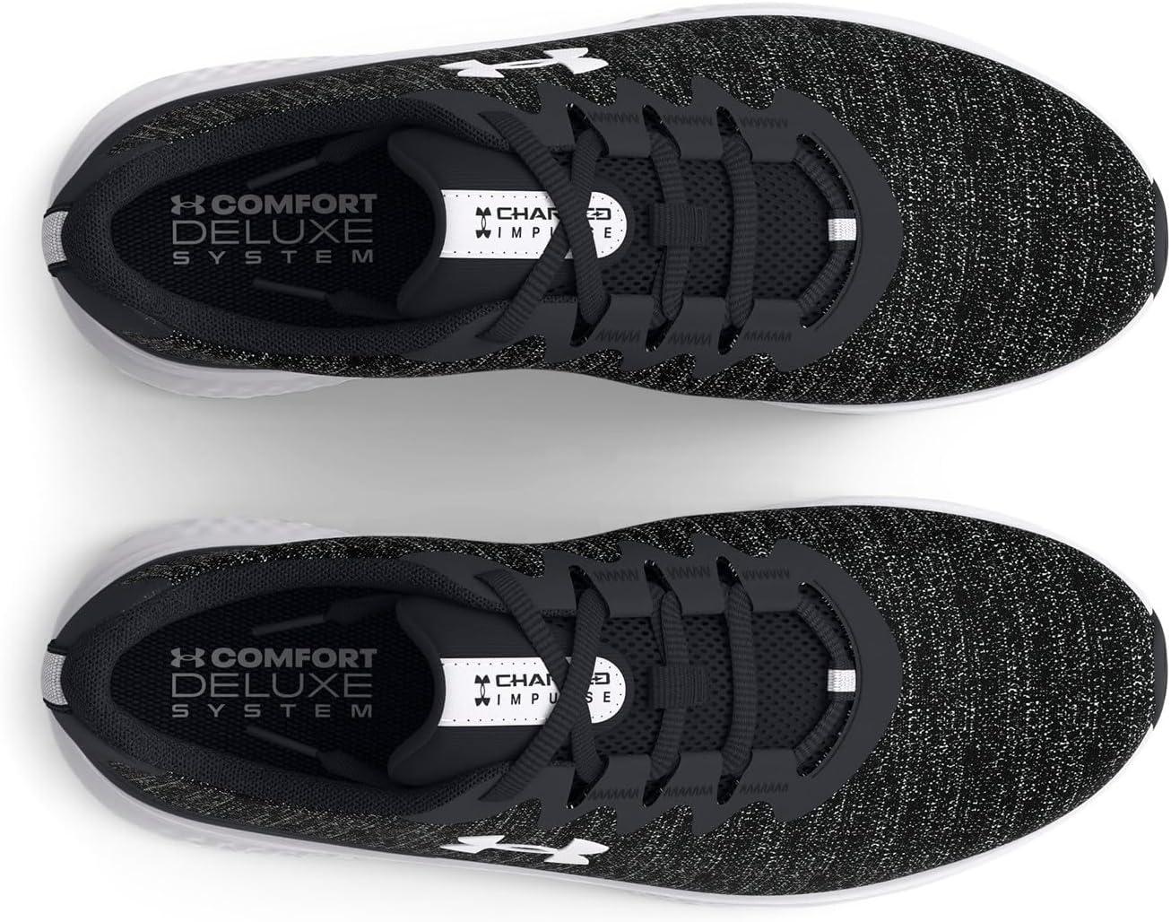 image:imageUnder Armour Mens Charged Impulse 3Running Shoe001 BlackBlackWhite