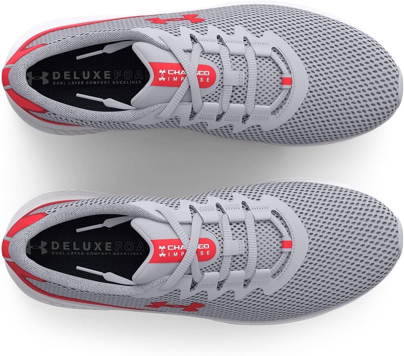 image:imageUnder Armour Mens Charged Impulse 3Running Shoe102 Mod GrayRadio RedRadio Red