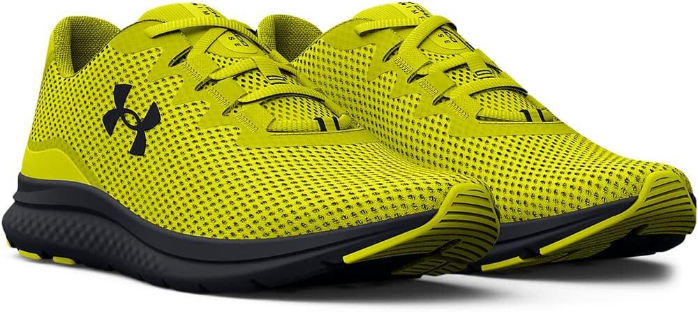 image:imageUnder Armour Mens Charged Impulse 3Running Shoe301 Yellow RayBlackBlack