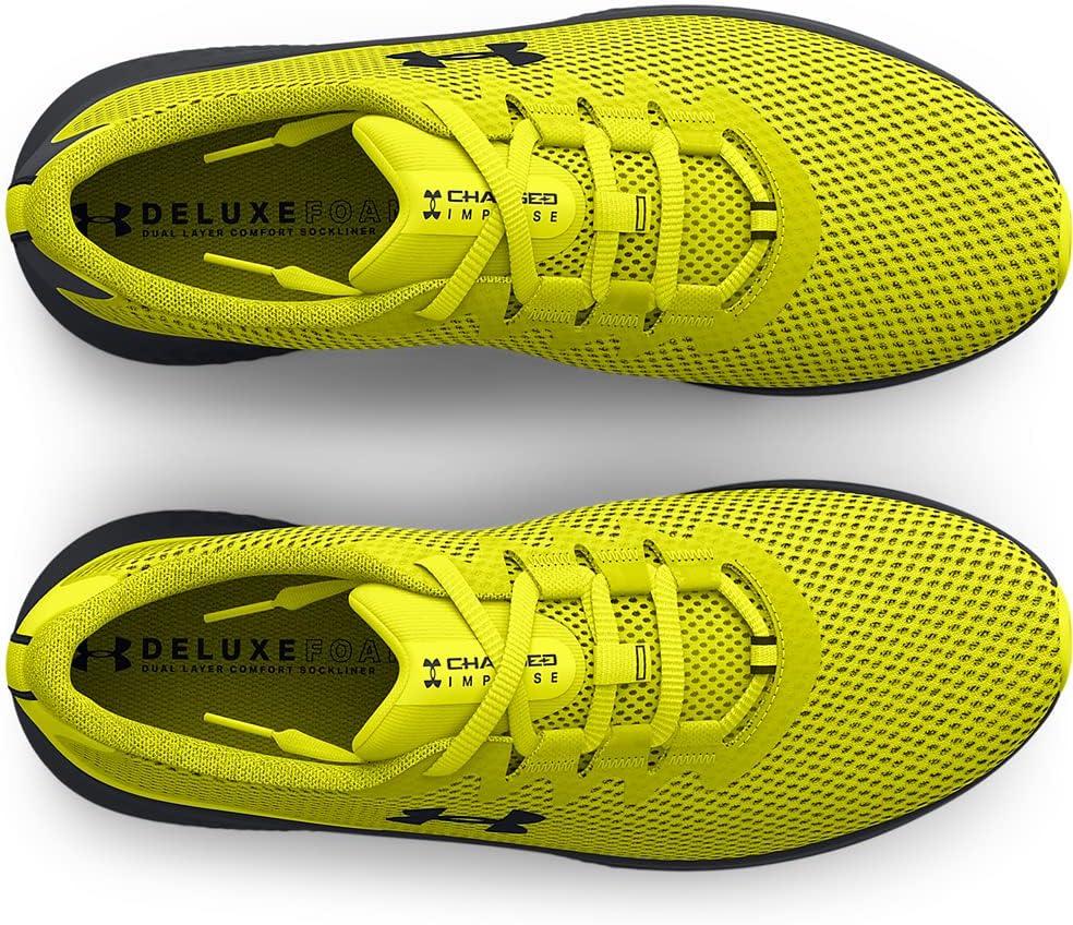 image:imageUnder Armour Mens Charged Impulse 3Running Shoe301 Yellow RayBlackBlack