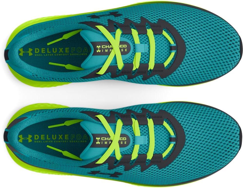 image:imageUnder Armour Mens Charged Impulse 3Running Shoe302 Circuit TealBlackBlack