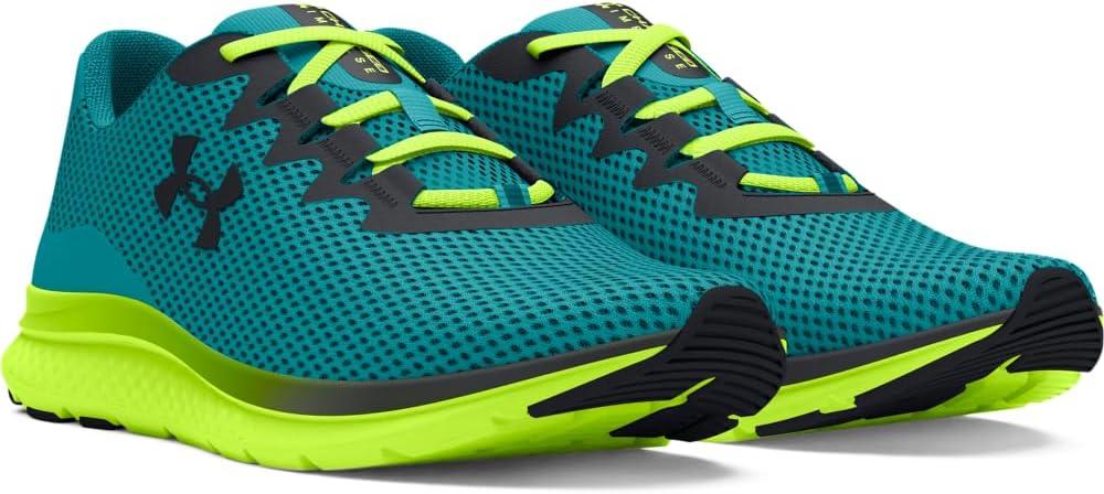 image:imageUnder Armour Mens Charged Impulse 3Running Shoe302 Circuit TealBlackBlack