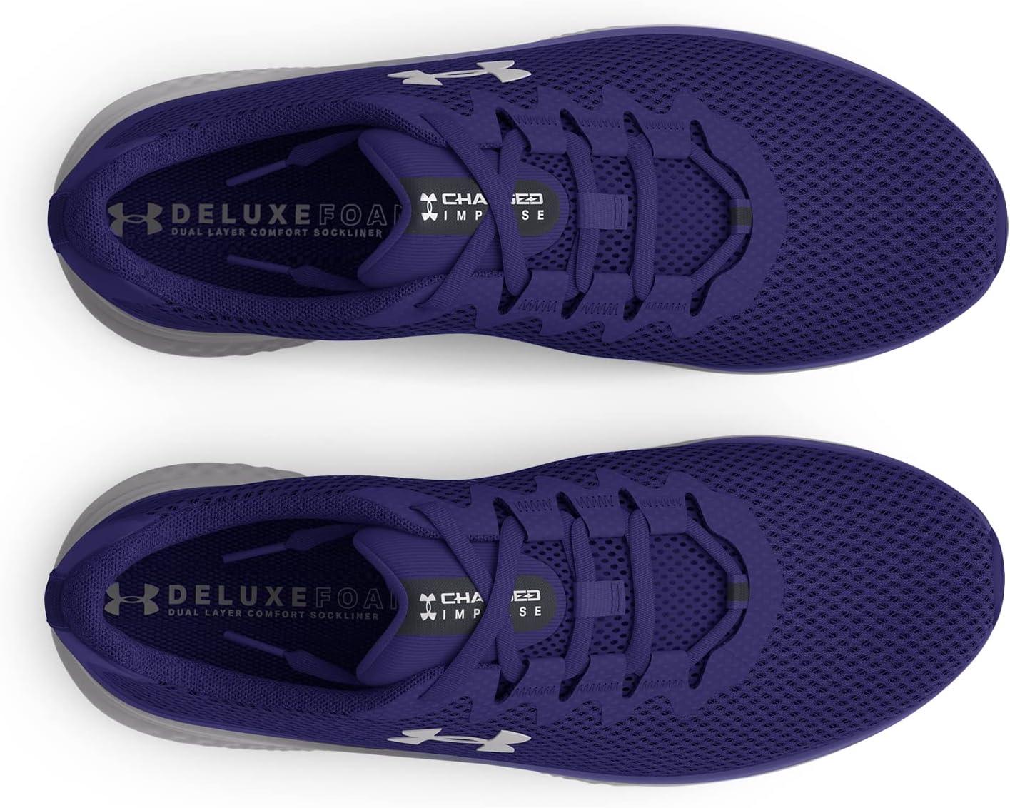 image:imageUnder Armour Mens Charged Impulse 3Running ShoeSonar BlueBlackGray Mist