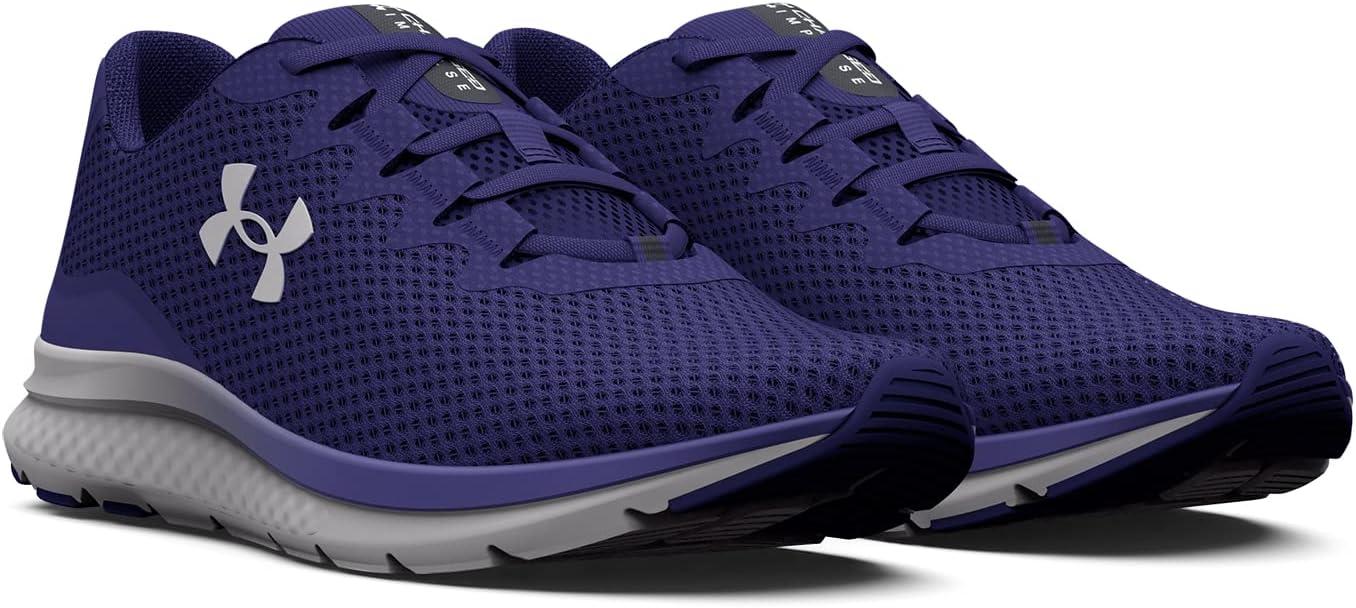 image:imageUnder Armour Mens Charged Impulse 3Running ShoeSonar BlueBlackGray Mist