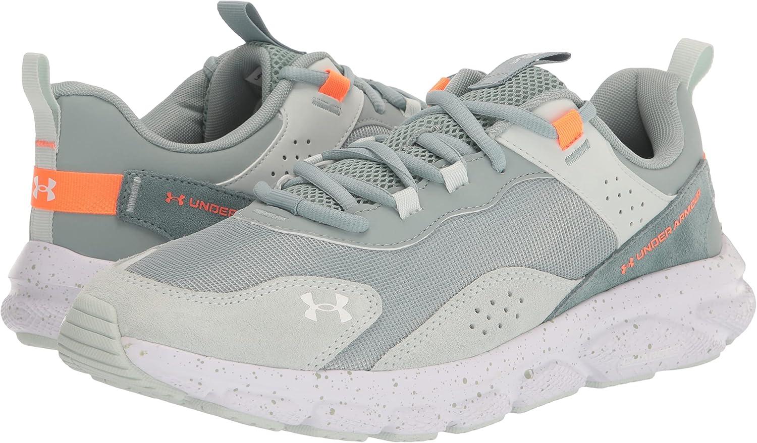 image:imageUnder Armour Mens Charged Verssert Speckle303 Opal GreenIllusion GreenPanic Orange