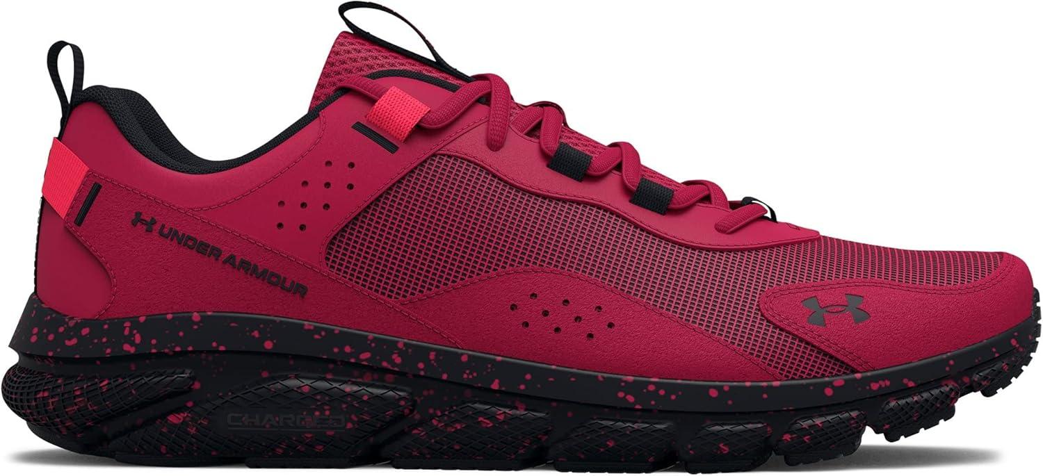 image:imageUnder Armour Mens Charged Verssert SpeckleBlack Rose 600Black