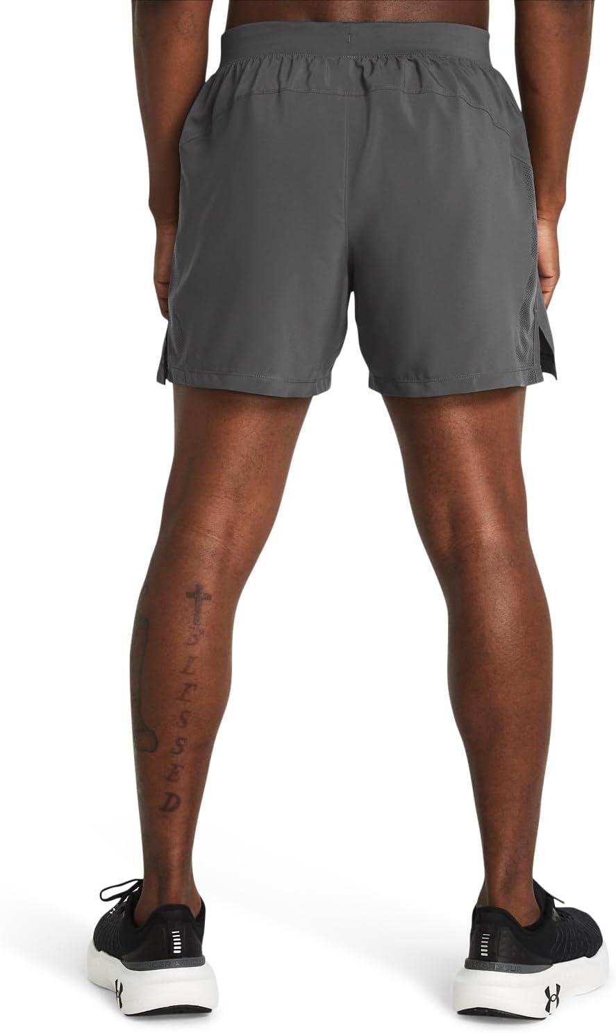 image:imageUnder Armour Mens Launch Run 5 Shorts025 Castlerock Castlerock Reflective