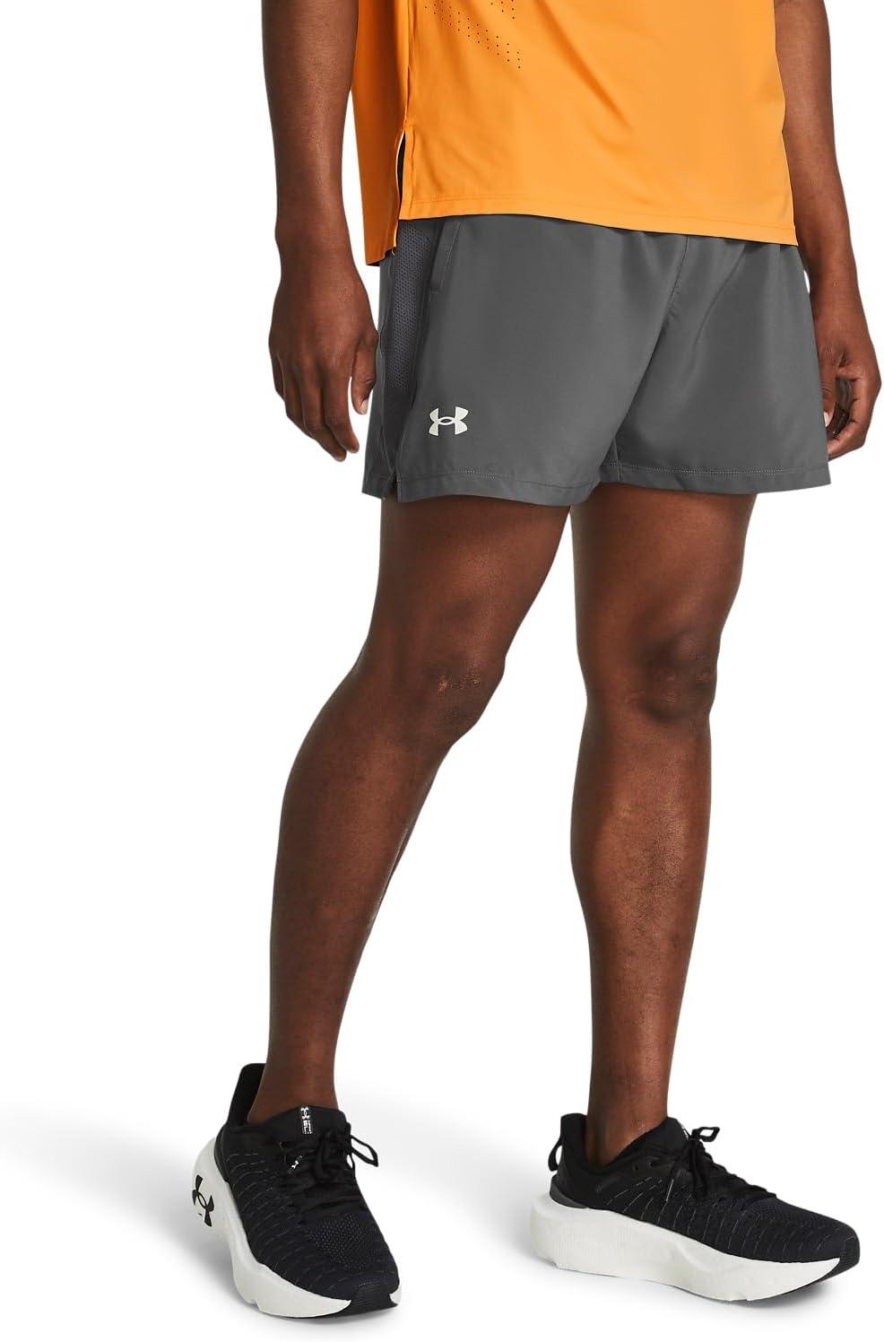 image:imageUnder Armour Mens Launch Run 5 Shorts025 Castlerock Castlerock Reflective