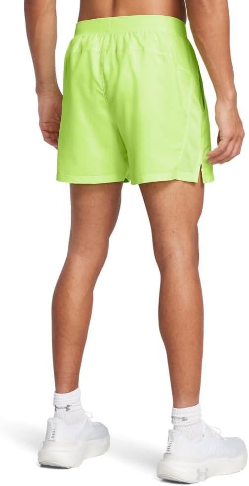 image:imageUnder Armour Mens Launch Run 5 Shorts304 Morph Green Morph Green Reflective