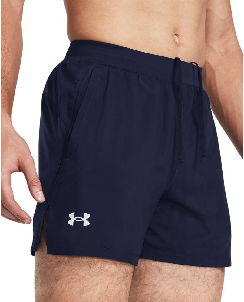 image:imageUnder Armour Mens Launch Run 5 Shorts410 Midnight Navy Midnight Navy Reflective