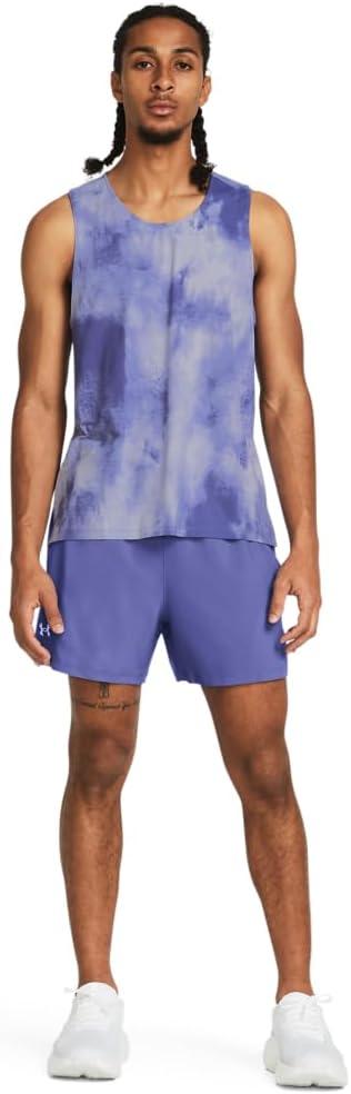 image:imageUnder Armour Mens Launch Run 5 Shorts561 Starlight Starlight Reflective