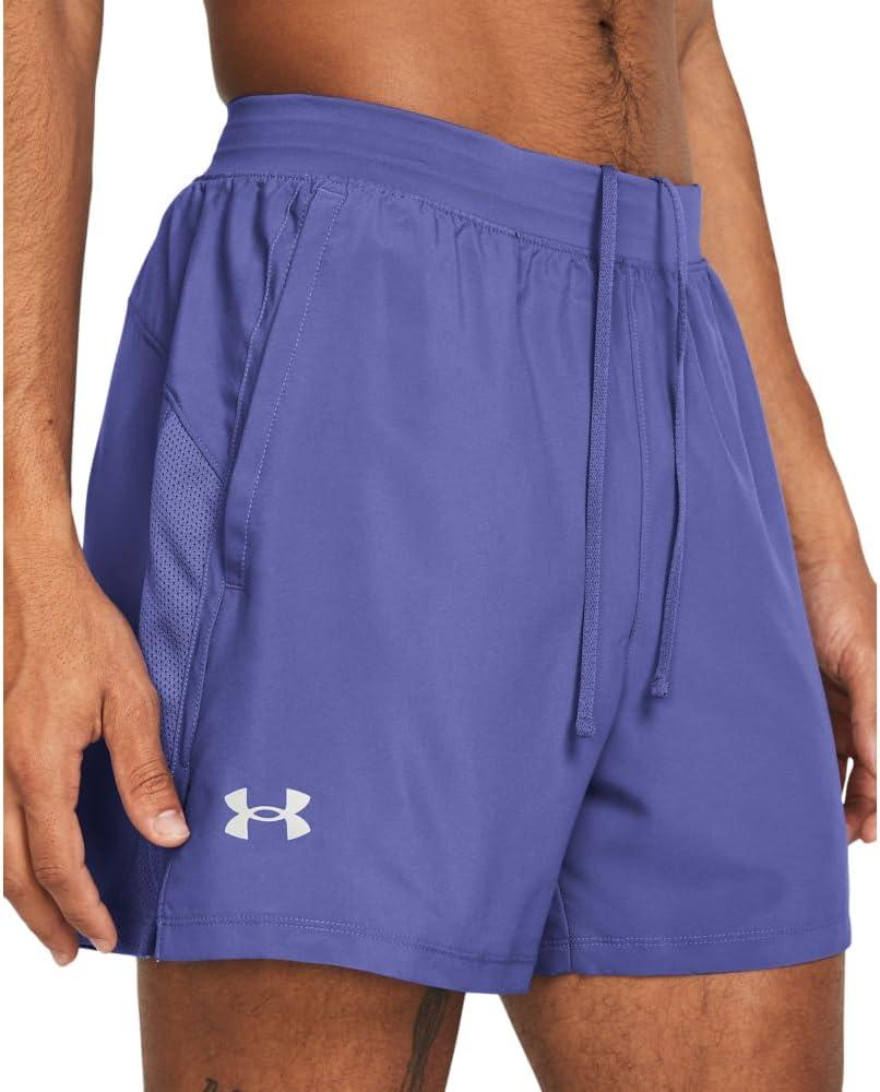 image:imageUnder Armour Mens Launch Run 5 Shorts561 Starlight Starlight Reflective