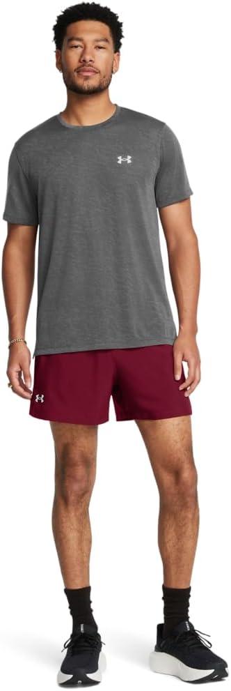 image:imageUnder Armour Mens Launch Run 5 Shorts625 Cardinal Cardinal Reflective