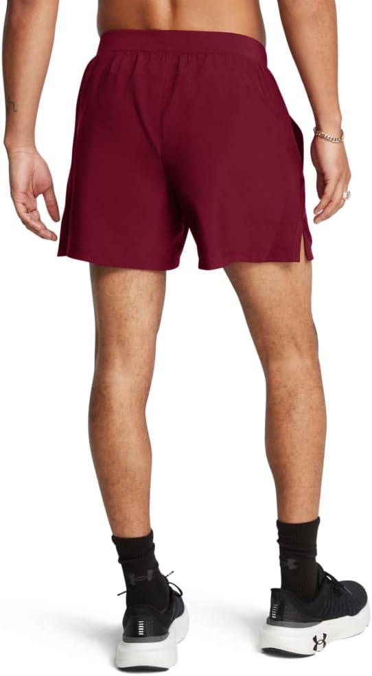 image:imageUnder Armour Mens Launch Run 5 Shorts625 Cardinal Cardinal Reflective
