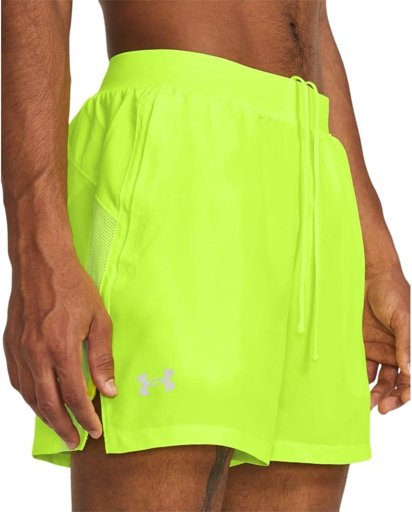 image:imageUnder Armour Mens Launch Run 5 Shorts731 Highvis Yellow Highvis Yellow Reflective