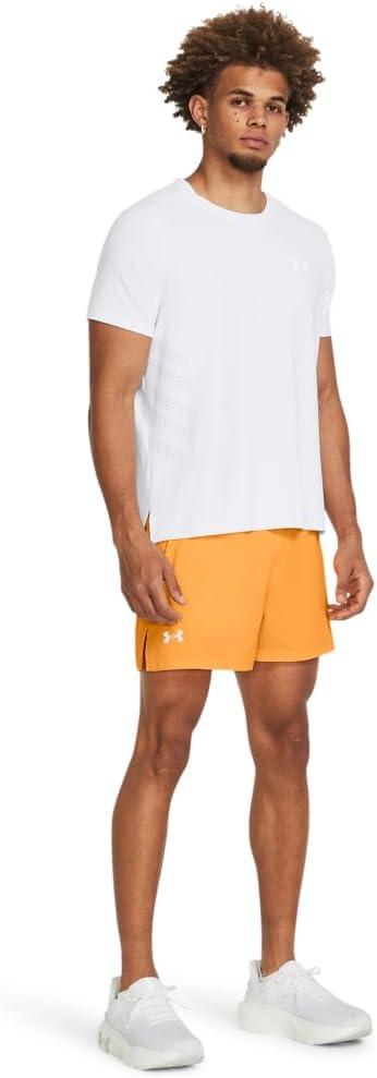 image:imageUnder Armour Mens Launch Run 5 Shorts803 Nova Orange Nova Orange Reflective