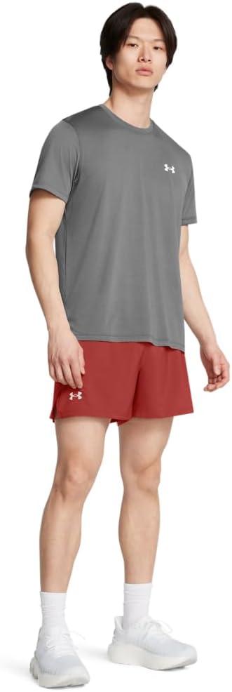image:imageUnder Armour Mens Launch Run 5 Shorts840 Earthen Orange Black Reflective