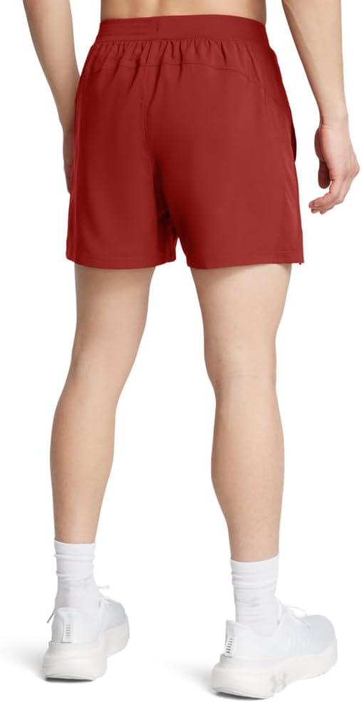 image:imageUnder Armour Mens Launch Run 5 Shorts840 Earthen Orange Black Reflective