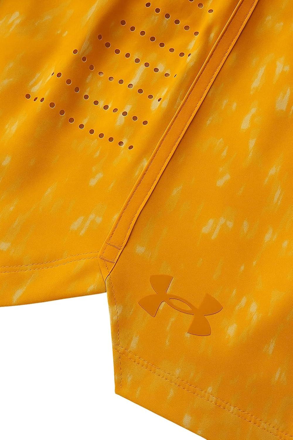 image:imageUnder Armour Mens Launch Run 5 ShortsFormula Orange 801