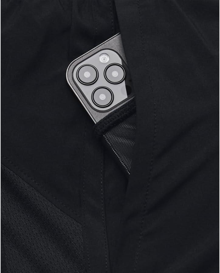 image:imageUnder Armour Mens Launch Stretch Woven 2in1 Shorts001 Black Black Reflective