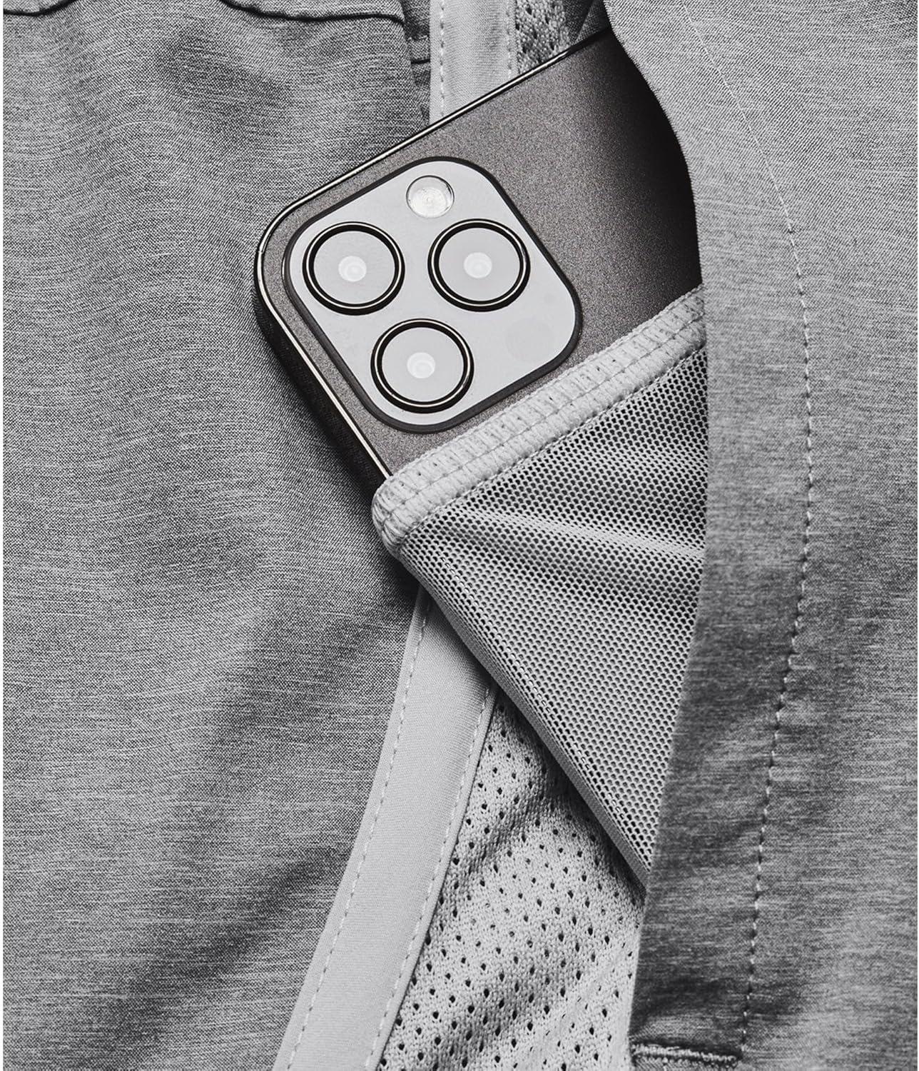 image:imageUnder Armour Mens Launch Stretch Woven 2in1 Shorts011 Mod Gray Mod Gray Reflective