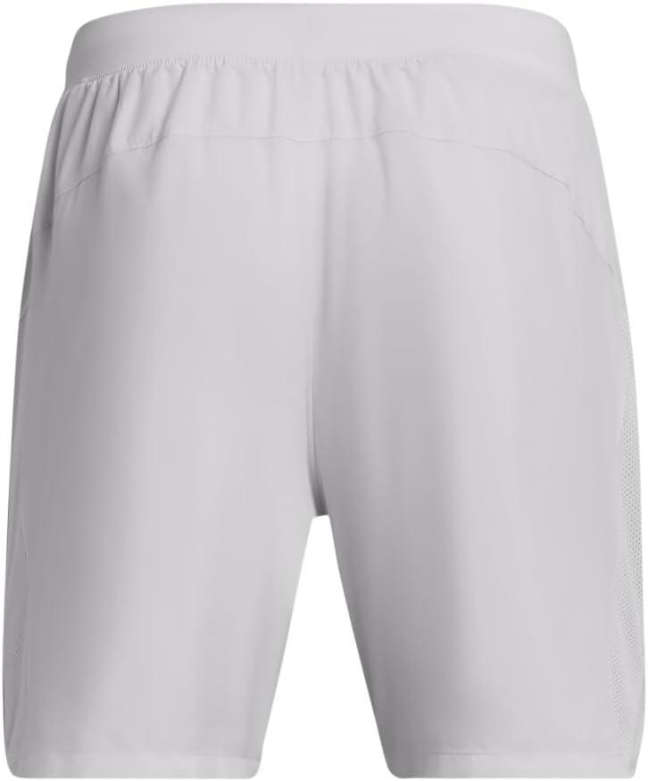 image:imageUnder Armour Mens Launch Stretch Woven 2in1 Shorts015 Halo Gray Halo Gray Reflective