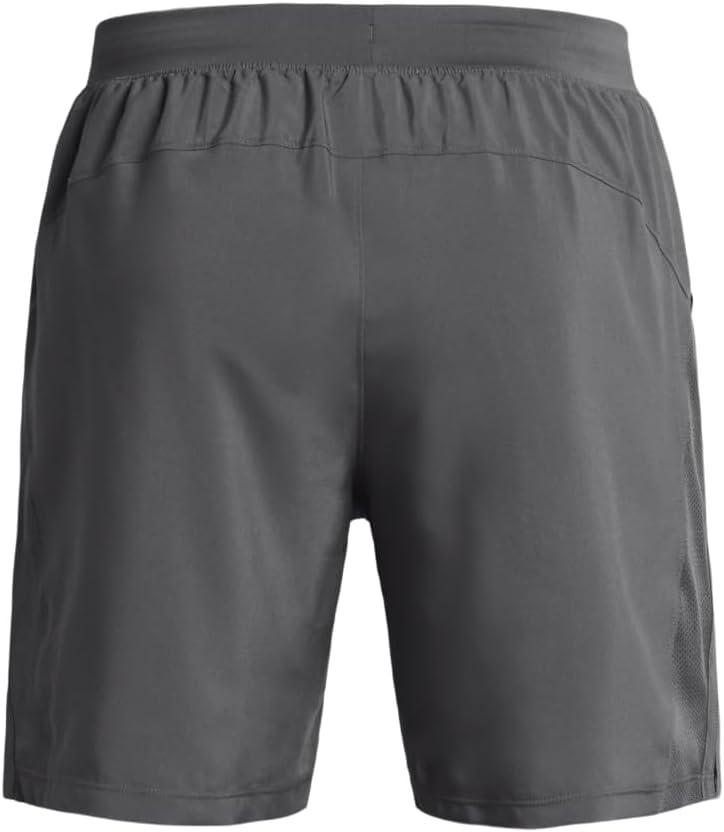 image:imageUnder Armour Mens Launch Stretch Woven 2in1 Shorts025 Castlerock Castlerock Reflective