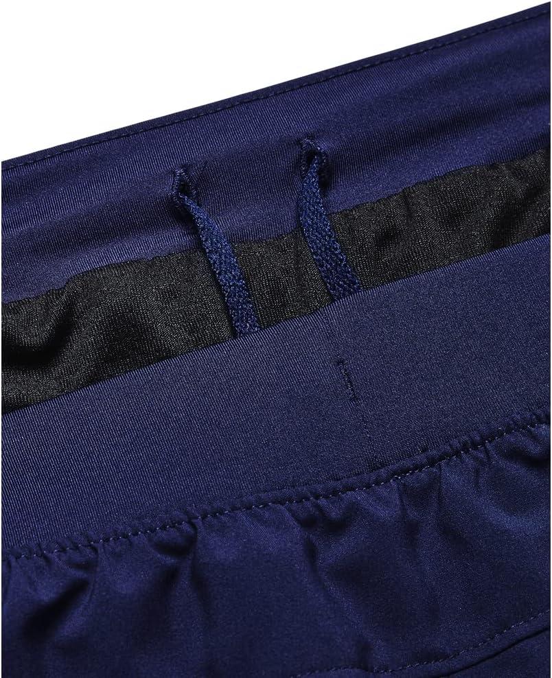 image:imageUnder Armour Mens Launch Stretch Woven 2in1 Shorts410 Midnight Navy Black Reflective